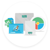 A collection of kit materials